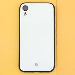  Ốp lưng iPhone XR Nhựa dẻo Glass Duo JM trắng 