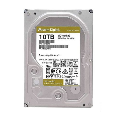 Ổ Cứng Hdd Wd Gold 10tb 3.5″ Sata 3 Wd102kryz