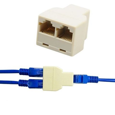 Cable mạng Đầu nối Rj45 (1 ra 2)