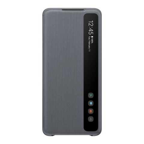 Bao da Galaxy S20+ nắp gập Clear View Cover Samsung Xám