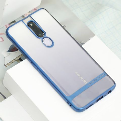 Ốp lưng Oppo F11 Pro nhựa dẻo Electroplating Future COSANO Navy