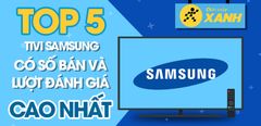  Top 5 Smart Tivi QLED Samsung 4K có số bán và lượt đánh giá cao nhất Trung Tâm Bảo Hành 