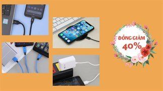 Ưu đãi giữa tháng 3 với loạt dây cáp sạc giảm mạnh 40%, dây dài lại hỗ trợ sạc nhanh, sắm liền tay chỉ từ 12 ngàn quá rẻ