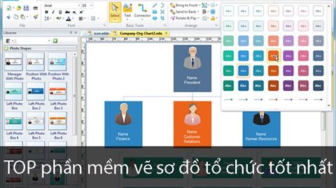 TOP 7 phần mềm vẽ sơ đồ tổ chức chuyên nghiệp nhất trên máy tính