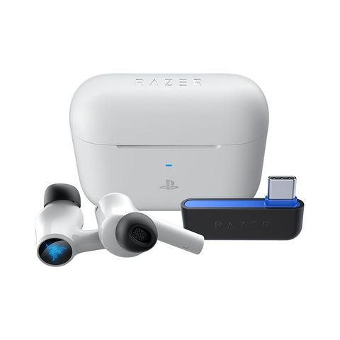 Tai nghe không dây Razer Hammerhead HyperSpeed PlayStation Licensed Wireless Earbuds white _ RZ12-03820300-R3A1