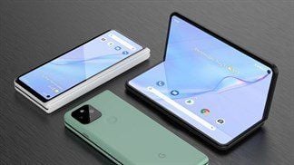 Điện thoại màn hình gập Google Pixel Fold lộ concept đẹp mắt, thiết kế giống Galaxy Fold nhưng mặt lưng vẫn có nét đặc trưng