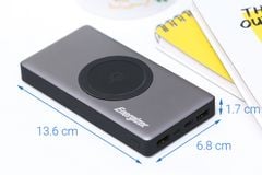  Pin sạc dự phòng Polymer 10000mAh Type C Wireless Energizer QE10000GY Xám 