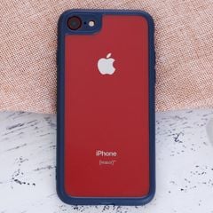  Ốp lưng iPhone 7-8 Nhựa cứng viền dẻo Jelly Slim COSANO Xanh đen 