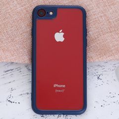  Ốp lưng iPhone 7-8 Nhựa cứng viền dẻo Jelly Slim COSANO Xanh đen 