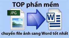  TOP 4 phần mềm chuyển file ảnh sang Word tốt nhất trên máy tính 