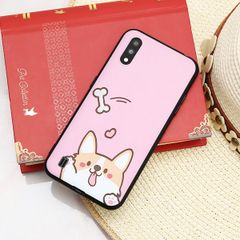 Ốp lưng Galaxy A01 nhựa dẻo Emboss Prining OSMIA CN03200108 Chó Corgy 