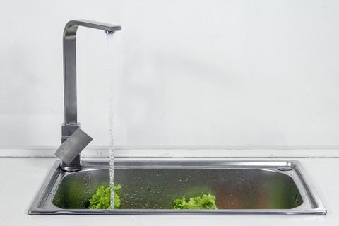 Vòi rửa chén nóng lạnh tăng áp inox 304 Empire EPSV-302