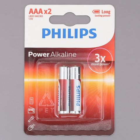 Pin AAA 2 viên Alkaline Philips LR03P2B