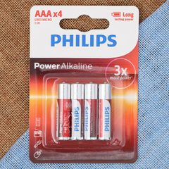  Pin AAA 4 viên Alkaline Philips LR03P4B 