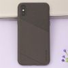 Ốp lưng iPhone X Nhựa cứng viền dẻo Exquis JM Xám