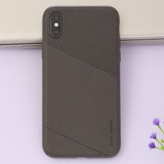  Ốp lưng iPhone X Nhựa cứng viền dẻo Exquis JM Xám 