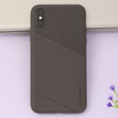  Ốp lưng iPhone X Nhựa cứng viền dẻo Exquis JM Xám 