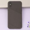 Ốp lưng iPhone X Nhựa cứng viền dẻo Exquis JM Xám
