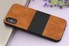 Ốp lưng iPhone X Nhựa cứng viền dẻo Mixture Skin PU COSANO Nâu