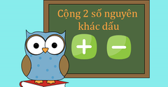  Lý thuyết cộng hai số nguyên khác dấu và bài tập có lời giải cực dễ 