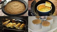  Nên làm bông lan bằng nồi cơm điện nồi không dầu, lò nướng vi sóng hay chảo 