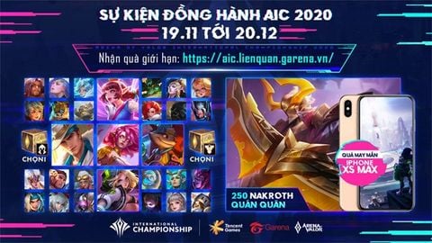 Hướng dẫn tham gia sự kiện AIC Liên Quân Mobile 2020 | Nhận quà miễn phí giới hạn