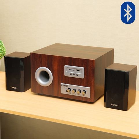 Loa vi tính 2.1 Enkor S2850 Nâu
