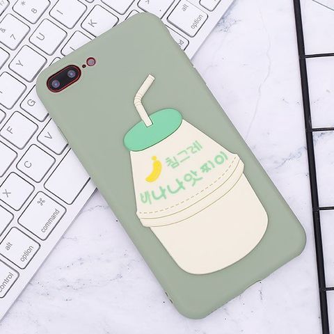 Ốp lưng iPhone 7/8+ nhựa dẻo Cartoon TPU OSMIA CN3190927 Yogurt