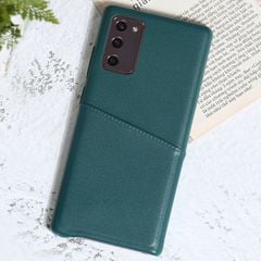  Ốp lưng Galaxy Note 20 nhựa dẻo Chaka PU Case COSANO Xanh Đậm 