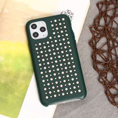  Ốp lưng iPhone 11 Pro nhựa dẻo Color Hole PU COSANO Xanh lá 