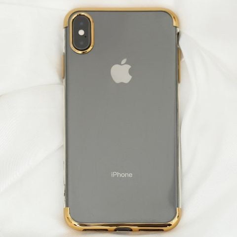 Ốp lưng iPhone XS Max nhựa dẻo Electroplate T&B OSMIA Gold