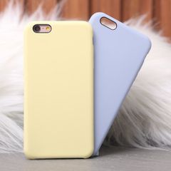  Ốp lưng iPhone 6/6s+ nhựa dẻo LIQUID SILICONE B JM Vàng dịu 