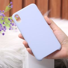  Ốp lưng iPhone Xs Max nhựa dẻo LIQUID SILICONE B JM Xanh khói 