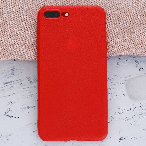 Ốp lưng iPhone 7 Plus/ 8 Plus nhựa dẻo Litchi grained OSMIA