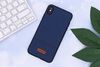 Ốp lưng iPhone XS Max nhựa dẻo Logo PU Case COSANO Navy