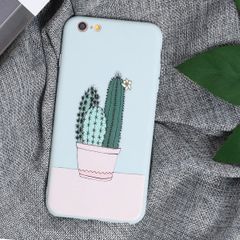  Ốp lưng iPhone 6/6S+ Nhựa dẻo UV Printing OSMIA CKTG348 Xương rồng 