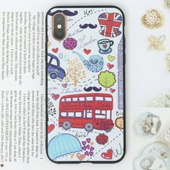  Ốp lưng iPhone XS Nhựa dẻo Solid print MEEKER TS002 London 