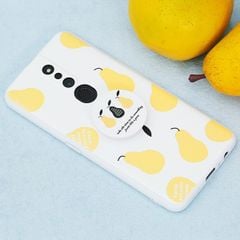  Ốp lưng Oppo F11 Pro Nhựa cứng viền dẻo TPU PC printing Ring OSMIA CKTG552 Quả Lê Trắng 
