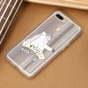 Ốp lưng Oppo A7 nhựa dẻo Transparent with pattern MEEKER TSP001 Xinh đẹp