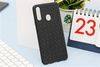 Ốp lưng Galaxy A20s Nhựa dẻo Woven TPU case OSMIA Đen
