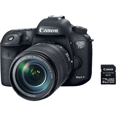 Canon Eos 7D Mark Ii Kit (Ef-S18-135Mm Is Usm & W-E1)