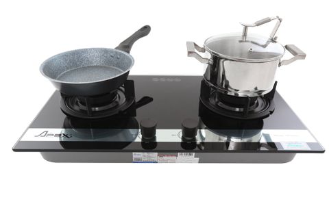 Bếp ga âm kính Apex 2 lò APB8811