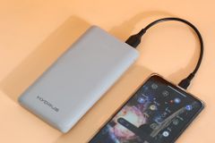  Pin sạc dự phòng Polymer 10000mAh Hydrus PA CK01 Xám 