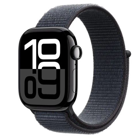 Apple Watch Series 10 GPS 42mm Viền Nhôm Dây Vải (Đen bóng)