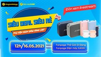 Livestream xả hàng, sale sập sàn một ngày duy nhất: Sạc dự phòng, loa bluetooth, tai nghe không dây giá rẻ không tưởng