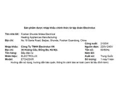  Bếp điện từ Electrolux ETD42SKR 