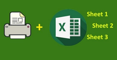  Hướng dẫn cách in nhiều sheet cùng 1 lúc trong Excel nhanh, đơn giản, 
