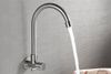 Vòi rửa chén tăng áp inox 304 Eurolife EL-RC08