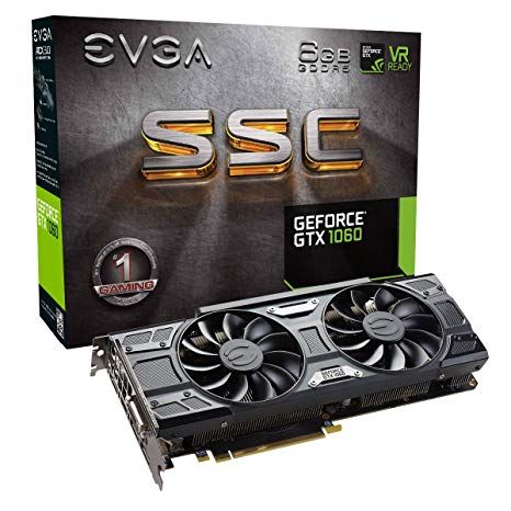 EVGA GeForce GTX 1060 SC Gaming HDMI 3xDP 6GB