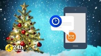 Cách hẹn giờ gửi tin nhắn chúc mừng trên điện thoại vào đúng những dịp đặc biệt như giáng sinh, năm mới, sinh nhật,...